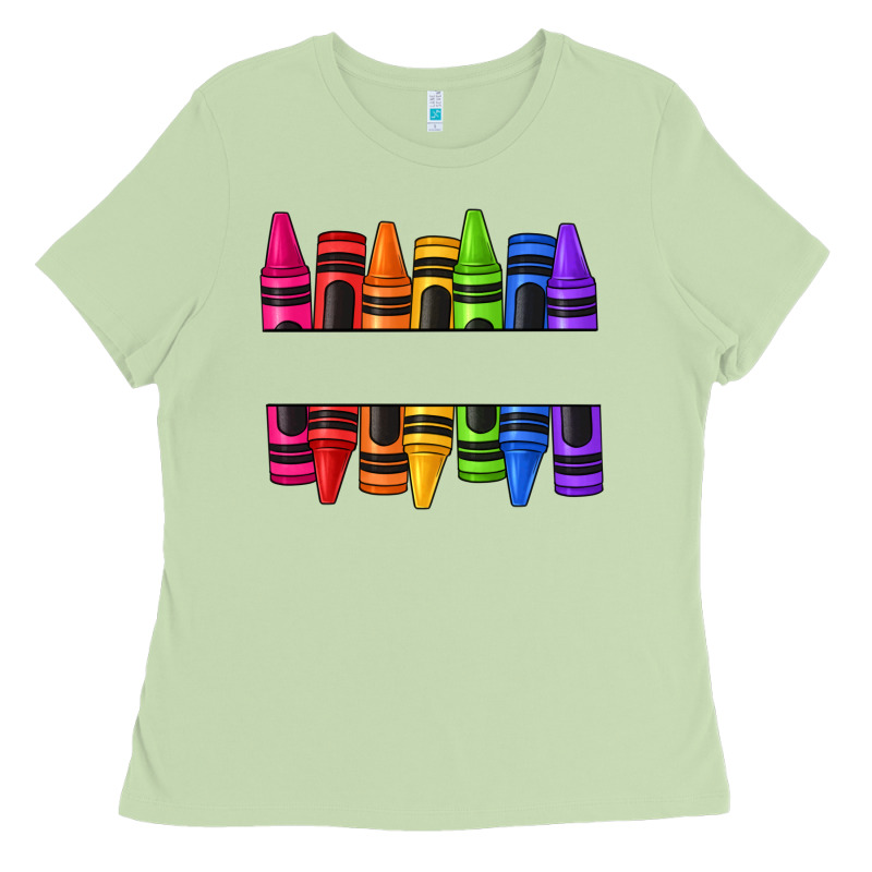 Custom Name Crayons Ladies Tee by texasbilliewilder | Teevron
