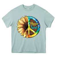 Arona Hippie Soul with Sunflower and Leopard Background Heavy Core Tee - JahusDesignShop