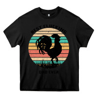 Black Best Clucking Dad Ever Heavy Core Tee - Bettercallsaul