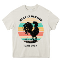 Cream Best Clucking Dad Ever Heavy Core Tee - Bettercallsaul