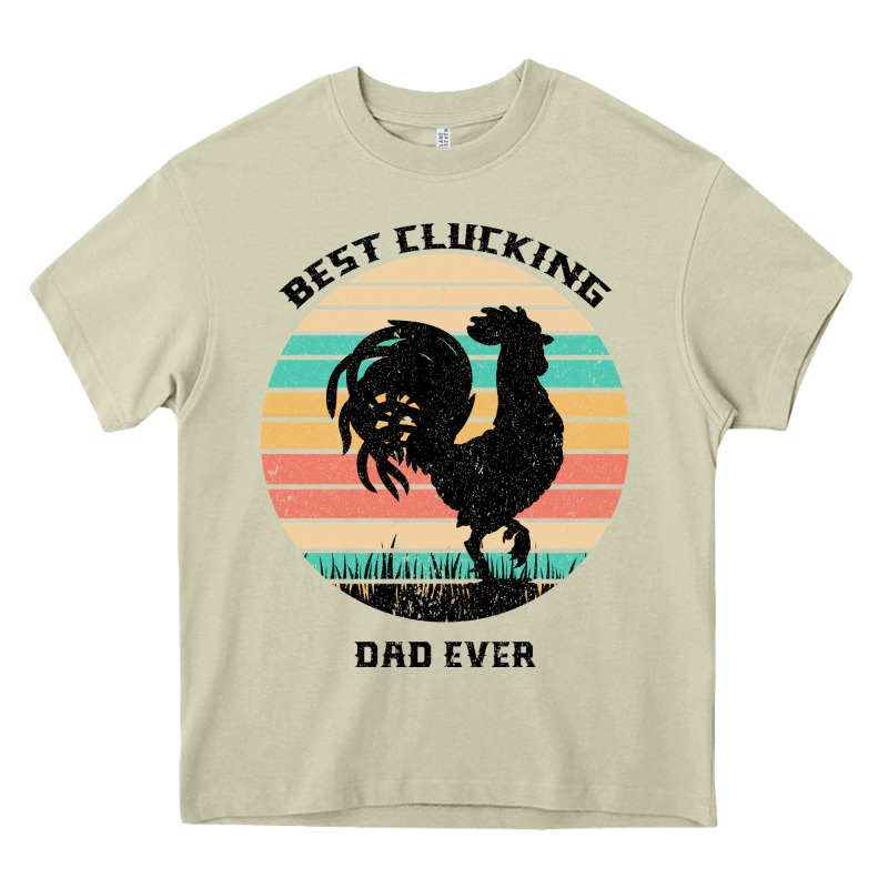 Best Clucking Dad Ever Heavy Core Tee by Bettercallsaul | Teevron