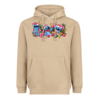 Mushroom pink christmas stitch and gifts Heavyweight Hoodie - AdoDesignShop