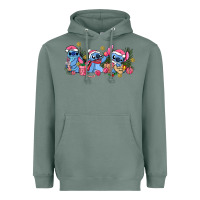Sage pink christmas stitch and gifts Heavyweight Hoodie - AdoDesignShop