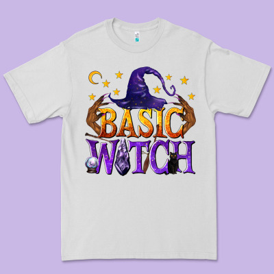 Basic Witch Premium Tee Designed By Texasbilliewilder