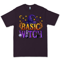 Plum Basic Witch Premium Tee - texasbilliewilder