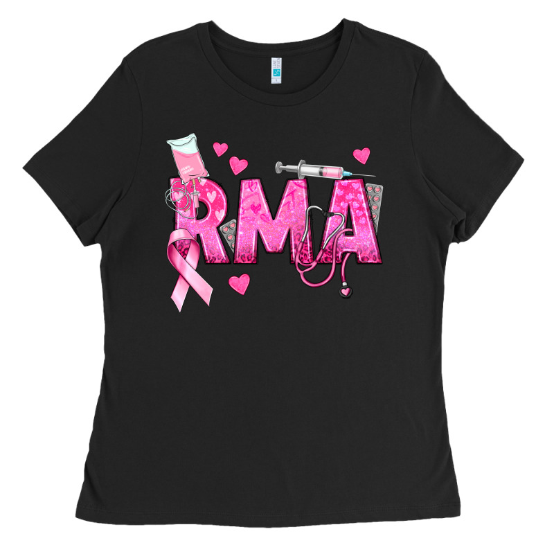Breast Cancer Rma Registered Medical Assistant Ladies Tee by texasbilliewilder | Teevron