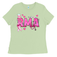 Matcha breast cancer rma registered medical assistant Ladies Tee - texasbilliewilder