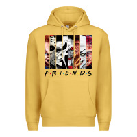 Antique Gold funny horror friends scary movies halloween costume sweatshirt Premium Hoodie - longCreatives