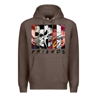 Coffee funny horror friends scary movies halloween costume sweatshirt Premium Hoodie - longCreatives