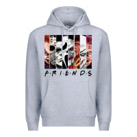 Heather Grey funny horror friends scary movies halloween costume sweatshirt Premium Hoodie - longCreatives