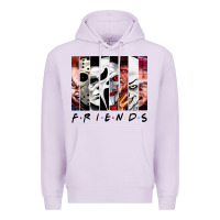 Lilac funny horror friends scary movies halloween costume sweatshirt Premium Hoodie - longCreatives