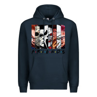Navy funny horror friends scary movies halloween costume sweatshirt Premium Hoodie - longCreatives