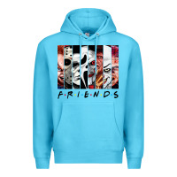 Ocean Blue funny horror friends scary movies halloween costume sweatshirt Premium Hoodie - longCreatives