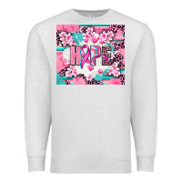 Oatmeal Heather hope breast cancer Premium Sweatshirt - AdoDesignShop