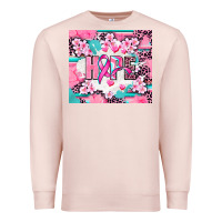 Pale Pink hope breast cancer Premium Sweatshirt - AdoDesignShop