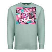 Seafoam hope breast cancer Premium Sweatshirt - AdoDesignShop