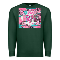 Sports Green hope breast cancer Premium Sweatshirt - AdoDesignShop