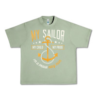 Oil Green Proud Navy Mother for Moms of Sailors Proud Mom Navy Family Urban Heavy Tee - longCreatives