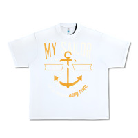 White Proud Navy Mother for Moms of Sailors Proud Mom Navy Family Urban Heavy Tee - longCreatives