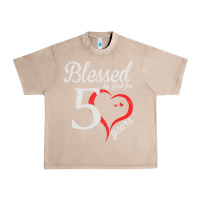 French Oak Vintage 50th Birthday Blessed By God For 50 Years Birthday Urban Heavy Tee - longCreatives