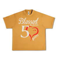 Peanut Butter Vintage 50th Birthday Blessed By God For 50 Years Birthday Urban Heavy Tee - longCreatives
