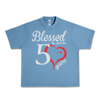 Pebble Blue Vintage 50th Birthday Blessed By God For 50 Years Birthday Urban Heavy Tee - longCreatives