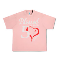 Salmon Vintage 50th Birthday Blessed By God For 50 Years Birthday Urban Heavy Tee - longCreatives