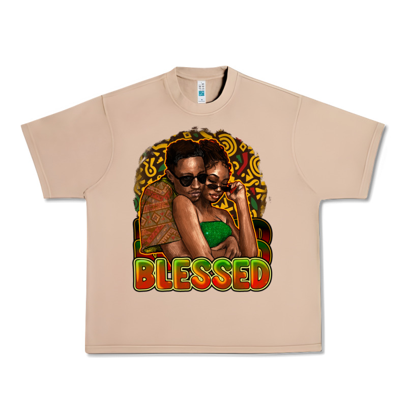 Black Couple Blessed Urban Heavy Tee by HowdyJamesFarm | Teevron