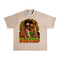 French Oak Black couple blessed Urban Heavy Tee - HowdyJamesFarm