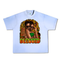 Grape Ice Black couple blessed Urban Heavy Tee - HowdyJamesFarm