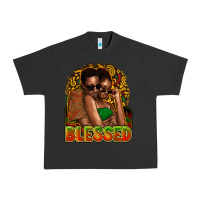 Pigment Black Black couple blessed Urban Heavy Tee - HowdyJamesFarm