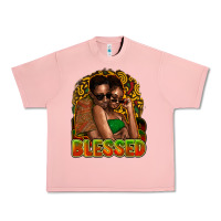 Salmon Black couple blessed Urban Heavy Tee - HowdyJamesFarm