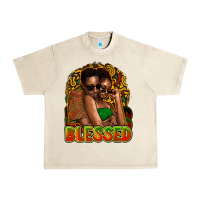 Sandshell Black couple blessed Urban Heavy Tee - HowdyJamesFarm