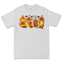 Dove Grey Thanksgiving Coffee Cups Premium Tee - texasbilliewilder