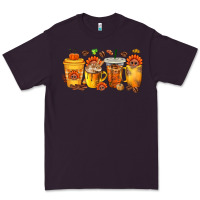 Plum Thanksgiving Coffee Cups Premium Tee - texasbilliewilder