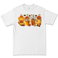 White Thanksgiving Coffee Cups Premium Tee - texasbilliewilder