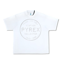 White Pyrex Mark  Vintage Collector Made in USA Urban Heavy Tee - longCreatives