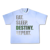 Grape Ice Destiny  Eat Sleep Destiny Repeat Short Sleeve Urban Heavy Tee - longCreatives