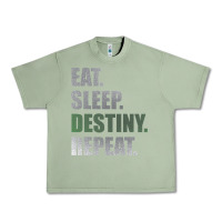 Oil Green Destiny  Eat Sleep Destiny Repeat Short Sleeve Urban Heavy Tee - longCreatives