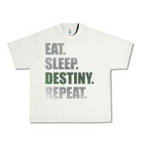 Pistachio Destiny  Eat Sleep Destiny Repeat Short Sleeve Urban Heavy Tee - longCreatives