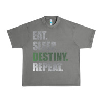 Tornado Destiny  Eat Sleep Destiny Repeat Short Sleeve Urban Heavy Tee - longCreatives