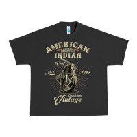 Pigment Black Vintage American Motorcycle Indian for Old Biker Gifts Urban Heavy Tee - longCreatives