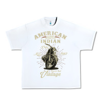 White Vintage American Motorcycle Indian for Old Biker Gifts Urban Heavy Tee - longCreatives