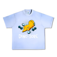 Grape Ice Dino Sore Funny Dinosaur Workout Gym Fitness Lifting Urban Heavy Tee - longCreatives