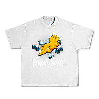 Lunar Rock Dino Sore Funny Dinosaur Workout Gym Fitness Lifting Urban Heavy Tee - longCreatives