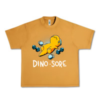 Peanut Butter Dino Sore Funny Dinosaur Workout Gym Fitness Lifting Urban Heavy Tee - longCreatives