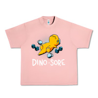 Salmon Dino Sore Funny Dinosaur Workout Gym Fitness Lifting Urban Heavy Tee - longCreatives