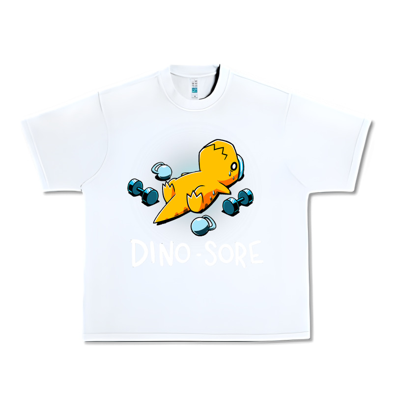Dino Sore Funny Dinosaur Workout Gym Fitness Lifting Urban Heavy Tee by longCreatives | Teevron
