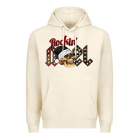 Tofu rockin noel skull Premium Hoodie - CowhideDigitalArt