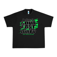 Black Dirt Modified Racing Apparel Sprint Car Dirt Track Racing Urban Heavy Tee - longCreatives